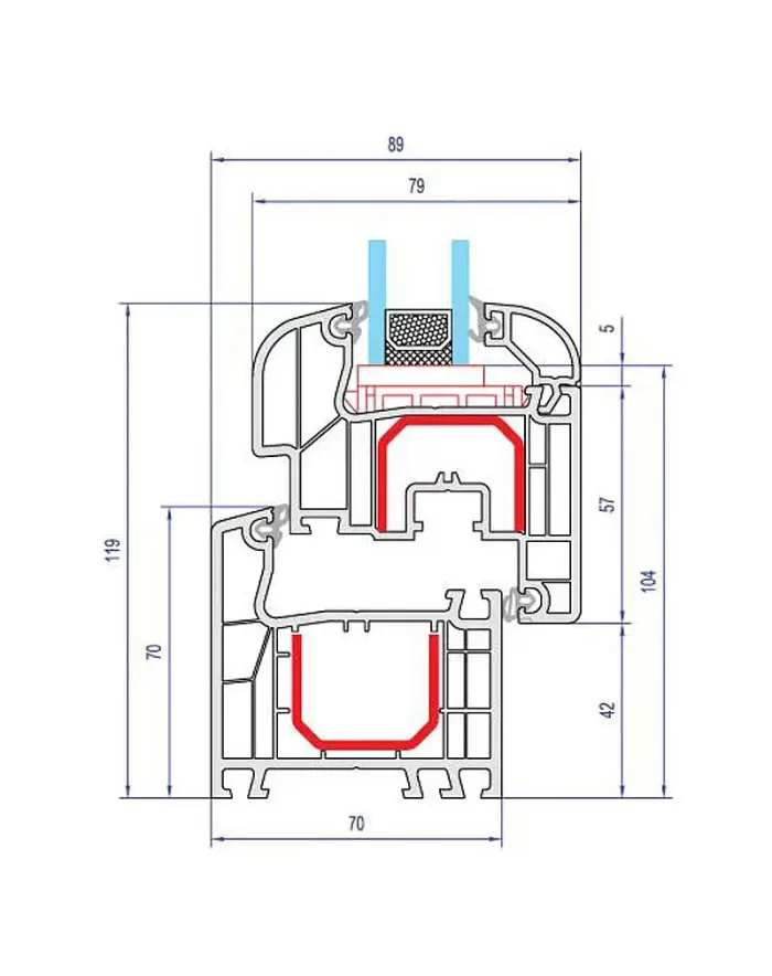 Aluplast Ideal 4000 roundline