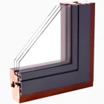 Flat Line rétegelt fa ablak