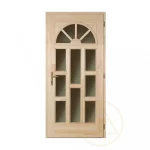 Napsugár teljesen üveges fa bejárati ajtó